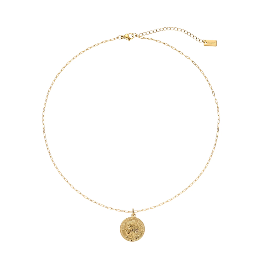 Francaise Vintage Coin Necklace