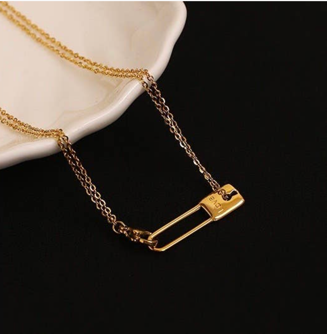 Pin Me Down Clip Necklace