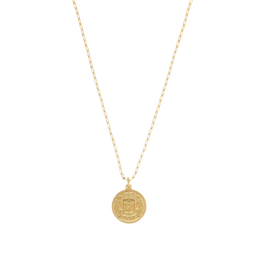 Francaise Vintage Coin Necklace