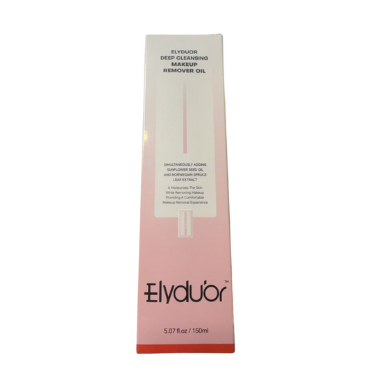 Elyduor Deep Cleansing Makeup Remover Oil | Sunflower Seed Oil Facial Cleanser